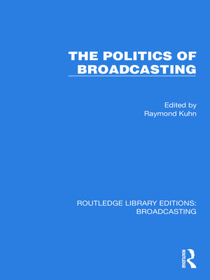 cover image of The Politics of Broadcasting
